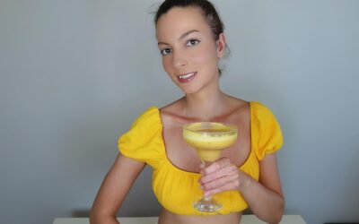 Sárgabarackos smoothie citrom illóolajjal